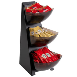 Multi Rack - 3 - poziomowy - tworzywo sztuczne - 3x 1 litr - czarny
