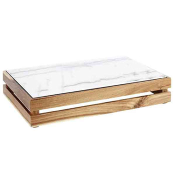 Pudełko drewniane - SUPERBOX - wysokość: 105 mm - odpowiednie do GN 1/1 - Prime Gastro