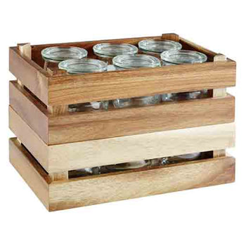 Pudełko drewniane - SUPERBOX - wysokość: 105 mm - Prime Gastro