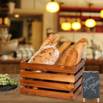 Skrzynka drewniana - SUPERBOX - wysokość: 200 mm - odpowiednia do GN 1/2 - Prime Gastro