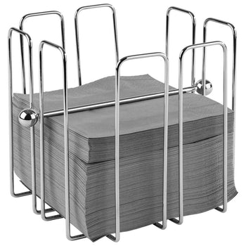 (6 sztuk) Serwetniki - WIRE - metalowe - na ok. 150 serwetek 1/4 zagiętych - wraz z obciążnikami - Prime Gastro