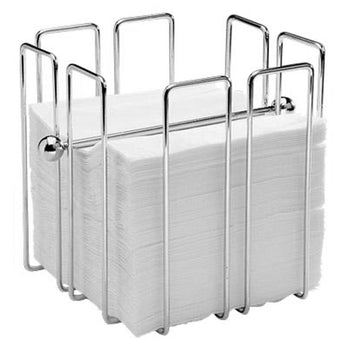 (6 sztuk) Serwetniki - WIRE - metalowe - na ok. 150 serwetek 1/4 zagiętych - wraz z obciążnikami - Prime Gastro