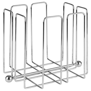 (6 sztuk) Serwetniki - WIRE - metalowe - na ok. 150 serwetek 1/4 zagiętych - wraz z obciążnikami - Prime Gastro