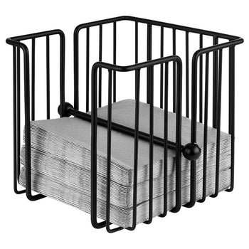 (6 sztuk) Serwetniki - URBAN - metalowe - na ok. 120 serwetek 1/4 zagiętych - wraz z obciążnikami - Prime Gastro