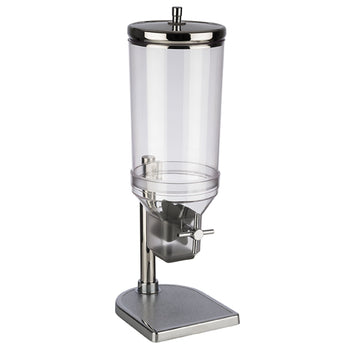 Dozownik płatków śniadaniowych - FRESH+EASY - 1 plastikowy pojemnik - 4,5 litra - stojak ze stali nierdzewnej - Prime Gastro