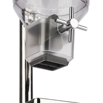 Dozownik płatków śniadaniowych - FRESH+EASY - 1 plastikowy pojemnik - 4,5 litra - stojak ze stali nierdzewnej - Prime Gastro