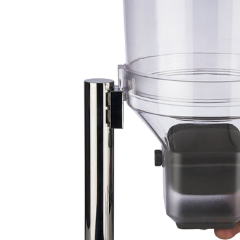 Dozownik płatków śniadaniowych - FRESH+EASY - 1 plastikowy pojemnik - 4,5 litra - stojak ze stali nierdzewnej - Prime Gastro