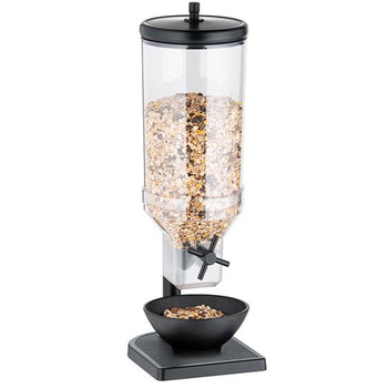 Dozownik płatków śniadaniowych - FRESH+EASY - 1 plastikowy pojemnik - 4,5 litra - stojak ze stali nierdzewnej - Prime Gastro