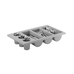 (6 sztuk) Pojemnik na sztućce GN 1/1 - 530x325mm - polipropylen - 6 przegródek