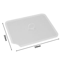 Pokrywa z wgłębieniem na łyżkę - GN 1/1 - 530x325x7mm