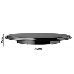 Talerz do serwowania i podawania ciast – melamina – średnica 310 mm – okrągły – wysokość: 35 mm