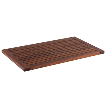 Deska do krojenia - drewno - 585 x 350 mm - odpowiednia do tacy 85225 - orzech - Prime Gastro