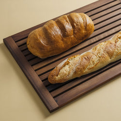 Deska do krojenia - drewno - 585 x 350 mm - odpowiednia do tacy 85225 - orzech