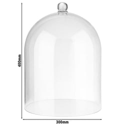 Pokrywa do zachowania świeżości - SUPER DOME - poliwęglan - średnica 300 mm - wysokość: 400 mm - okrągła