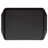 (24 sztuki) CAMBRO | Taca do fast foodów – prostokątna – 430 x 300 mm – wysoki profil z uchwytami – czarna