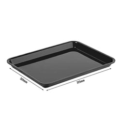 Prostokątna taca prezentacyjna - GN 1/2 - 265x325x17mm - Czarna