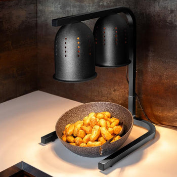 Lampa grzewcza - 500 W - Czarna - Prime Gastro