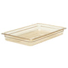 (6 sztuk) CAMBRO | H-PAN™ – pojemnik odporny na wysoką temperaturę GN 1/1 – kolor bursztynowy – wysokość: 65 mm