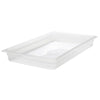 (6 sztuk) CAMBRO | Pojemniki z polipropylenu GN 1/1 – mleczne – wysokość: 65 mm