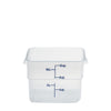 (6 sztuk) CAMBRO | CAMSQUARES® – pojemniki – 11,4 litra – przezroczyste