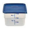 (6 sztuk) CAMBRO | CAMSQUARES® – pojemniki – 11,4 litra – przezroczyste