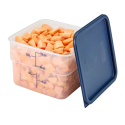 (6 sztuk) CAMBRO | CAMSQUARES® – pojemniki – 11,4 litra – przezroczyste
