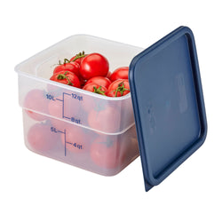 (6 sztuk) CAMBRO | CAMSQUARES® – pojemniki – 11,4 litra – przezroczyste