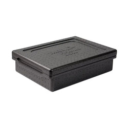 (8 sztuk) THERMO FUTURE BOX | Pojemnik termiczny TAKE AWAY Dinner – 10 litrów – czarny