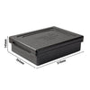 (8 sztuk) THERMO FUTURE BOX | Pojemnik termiczny TAKE AWAY – 10 litrów – czarny