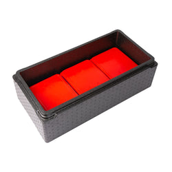 (3 sztuki) THERMO FUTURE BOX | pojemnik termiczny MENU 3 PLUS – 23 litry – czarny