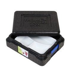 (26 sztuk) THERMO FUTURE BOX | Pojemnik termiczny MINI – 3 litry – czarny