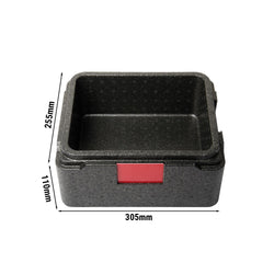 (18 sztuk) THERMO FUTURE BOX | Nakładka pojemnika termicznego MINI – czarna
