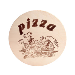Talerz do pizzy wykonany z drewna klonowego - Ø 300 mm