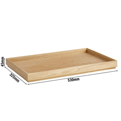 Pudełko drewniane - VALO - GN 1/1 - wysokość: 45 mm