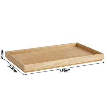 Pudełko drewniane - VALO - GN 1/1 - wysokość: 45 mm - Prime Gastro