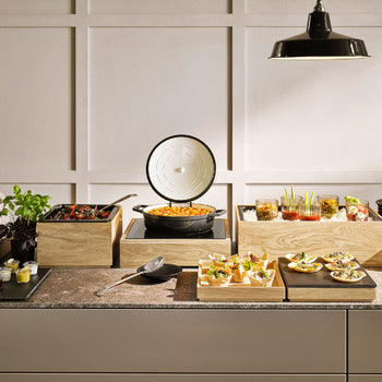 Pudełko drewniane - VALO - GN 1/2 - wysokość: 45 mm - Prime Gastro