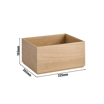 Pudełko drewniane - VALO - GN 1/2 - wysokość: 165 mm - Prime Gastro