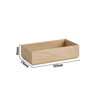Pudełko drewniane - VALO - GN 1/3 - wysokość: 85 mm - Prime Gastro