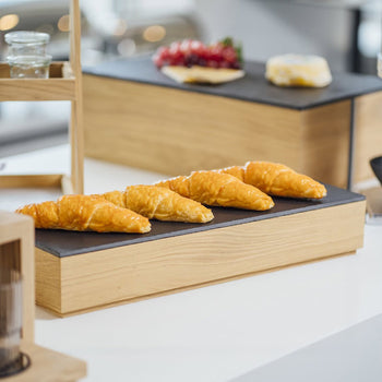 Pudełko drewniane - VALO - GN 2/4 - wysokość: 45 mm - Prime Gastro