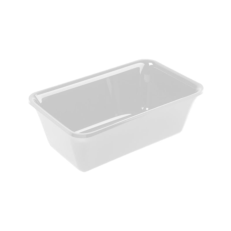 Prostokątna taca prezentacyjna - GN 1/4 - 265x162x50mm - Czarny