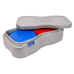 (2 sztuki) THERMO FUTURE BOX | Pojemnik termiczny PLATTER +4 – szary