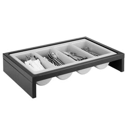 Taca na sztućce - BRIDGE - 2 - częściowy zestaw - Wyjmowana taca na sztućce - 4 przegródki