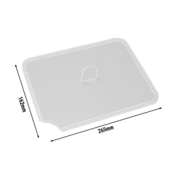 Pokrywa z wgłębieniem na łyżkę - GN 1/4 - 265x162x7mm
