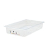 (6 sztuk) CAMBRO | SafeTrak – pojemniki z polipropylenu GN 1/1 – kolor mleczny – wysokość: 100 mm