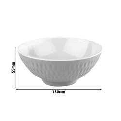 (6 sztuk) Miseczki - ASIA PLUS - Melamina - 0,35 litra - Ø 130 mm - Biały