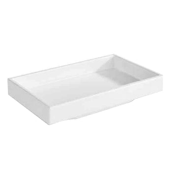 (6 sztuk) Miska - ASIA PLUS - melamina - kwadratowa - biała - Prime Gastro