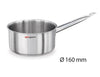 Rondel – stal nierdzewna – Ø 160 mm – wysokość: 110 mm – 2,2 L – nadaje się do indukcji