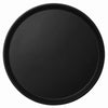 (12 pieces) CAMBRO | CAMTREAD® Round Fibreglass Serving Tray – Non-slip – Ø 405 mm – Black