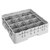 CAMBRO | Cup dishwasher rack 1/1 CAMRACK® – with 16 compartments – 500 x 500 x 143 mm – grey, image 1 of 6