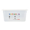 (6 sztuk) CAMBRO | SafeTrak – pojemniki z polipropylenu GN 1/1 – kolor mleczny – wysokość: 150 mm
